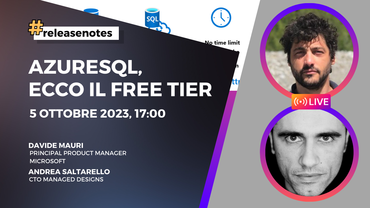Azure SQL, ecco il free tier