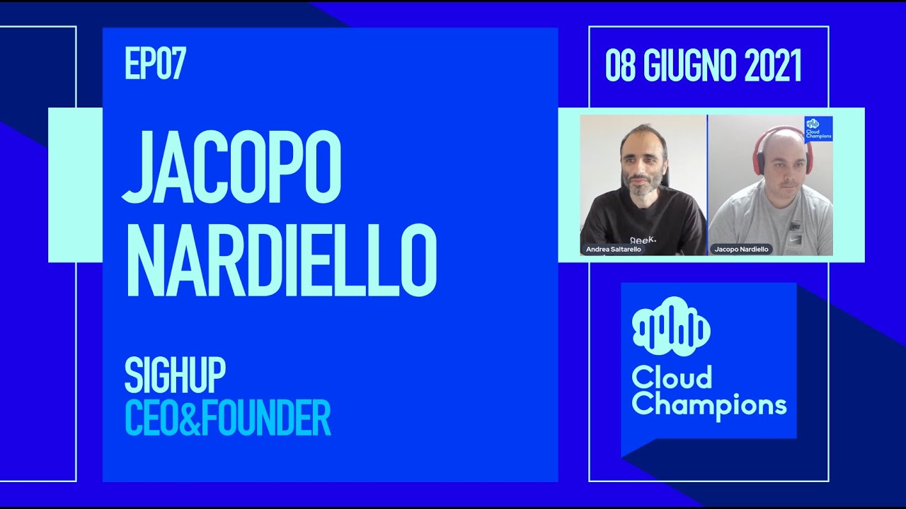 Jacopo Nardiello, CEO & Founder SIGHUP