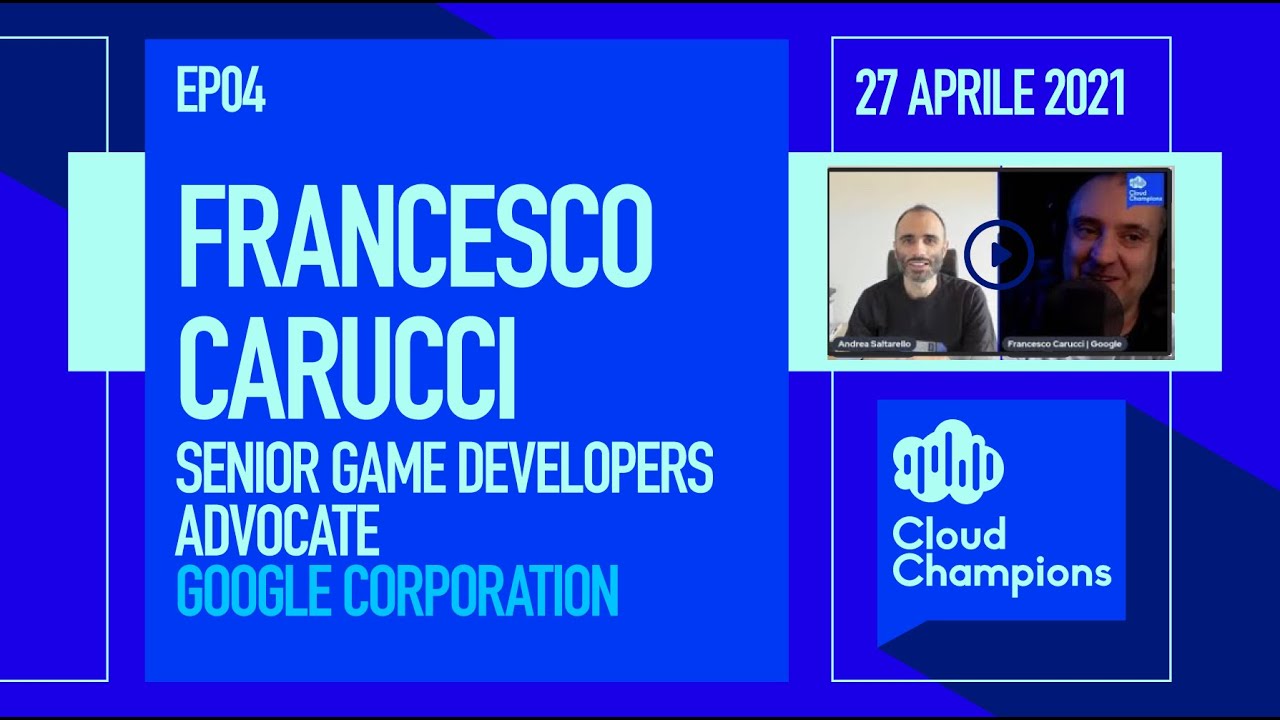Francesco Carucci, Senior Game Developers Advocate di Google Corporation
