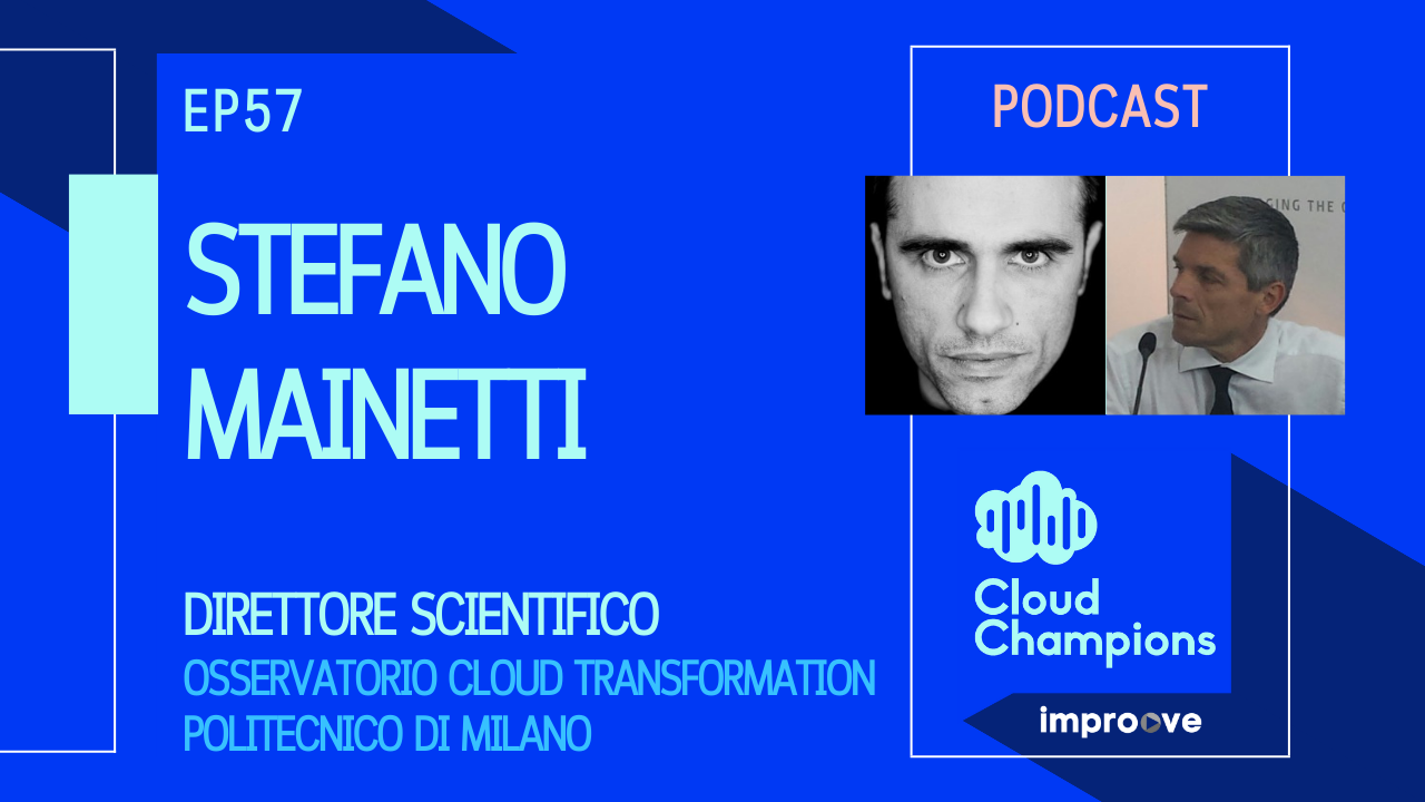 Banner Stefano Mainetti, Direttore Scientifico Osservatorio Cloud Transformation Politecnico di Milano