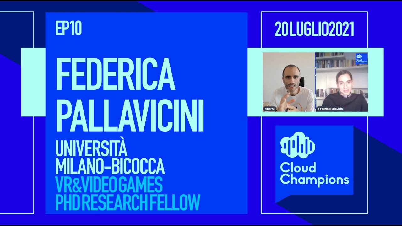 Federica Pallavicini, VR & Video Games Research Fellow di Univ. degli Studi di Milano-Bicocca