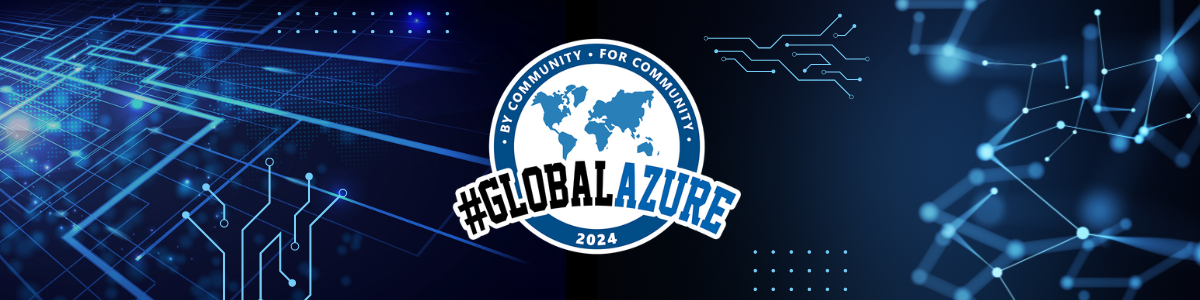 Banner dell'evento Global Azure Milano 2024