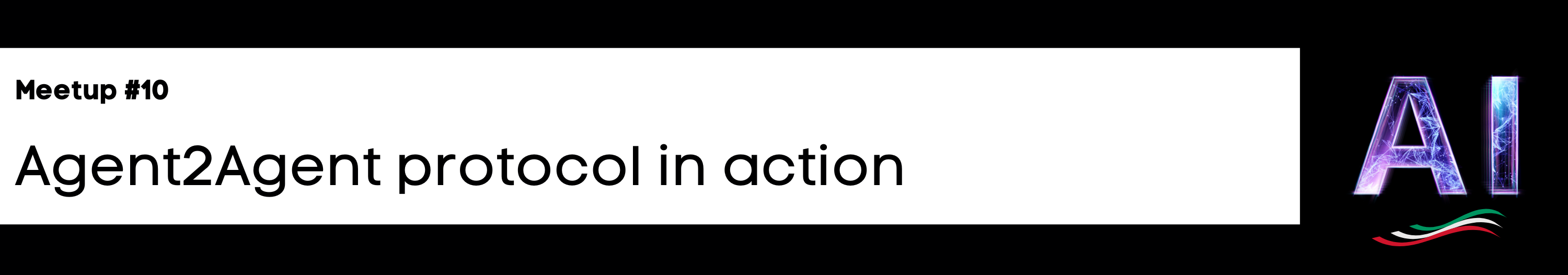 Banner dell'evento M10 - Agent 2 Agent protocol in action