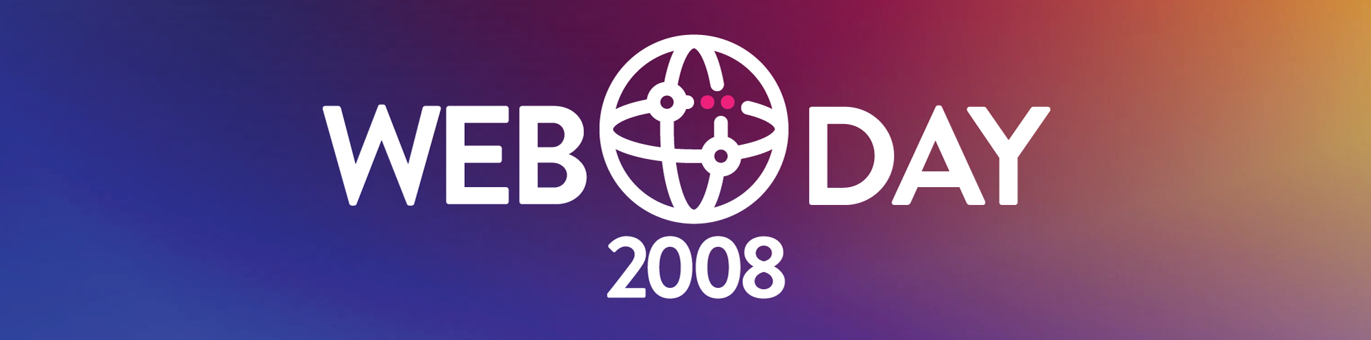 Banner dell'evento Web Development Day 2008
