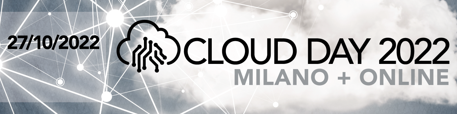 Banner dell'evento Cloud Day 2022