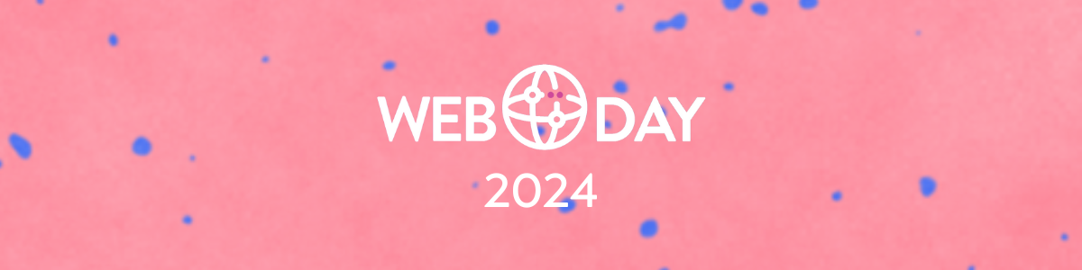 Banner dell'evento Web Day 2024