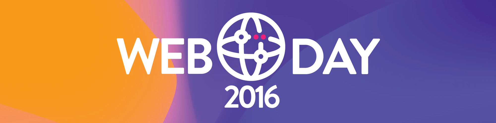 Banner dell'evento Web Day 2016