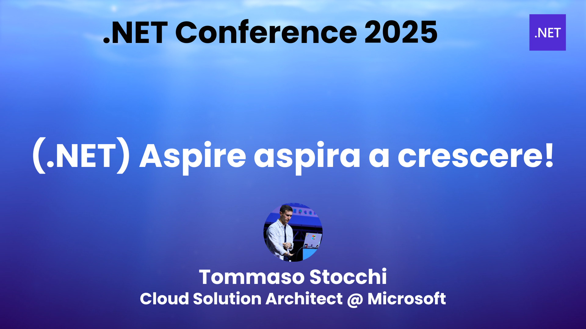 (.NET) Aspire aspira a crescere!